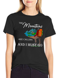 Mountain Calling Graphic Tee - Adventure Awaits!