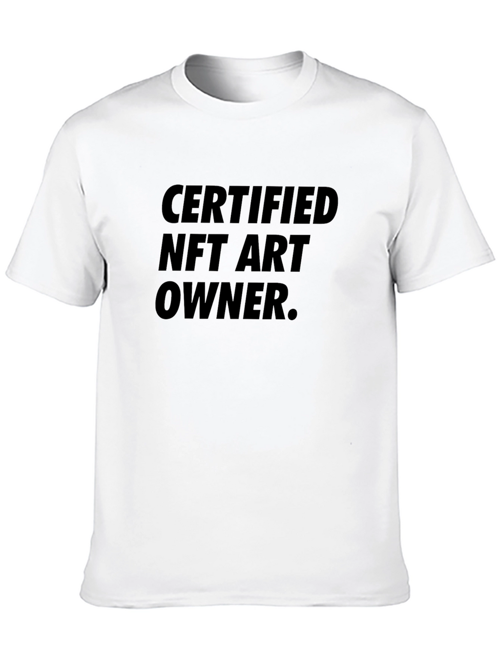 Certified NFT Art Owner Black Tee