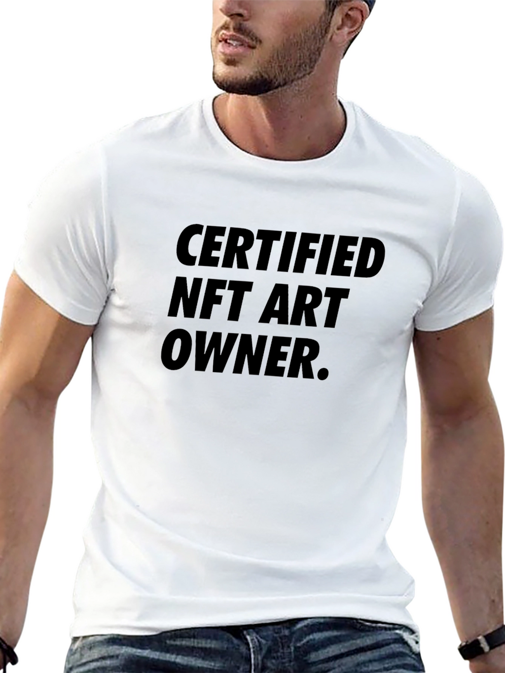 Certified NFT Art Owner Black Tee