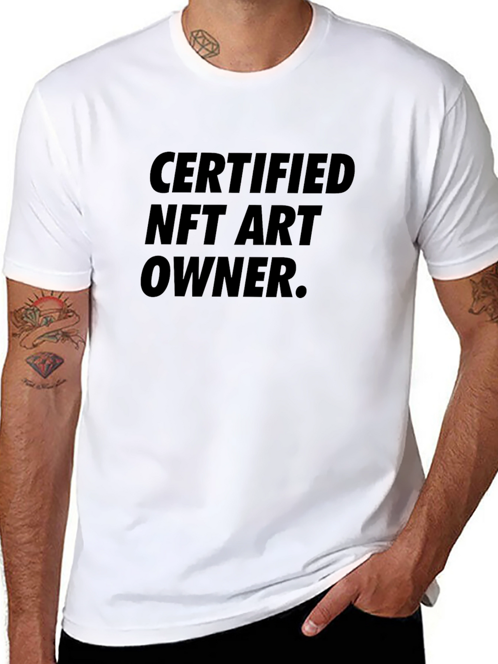Certified NFT Art Owner Black Tee