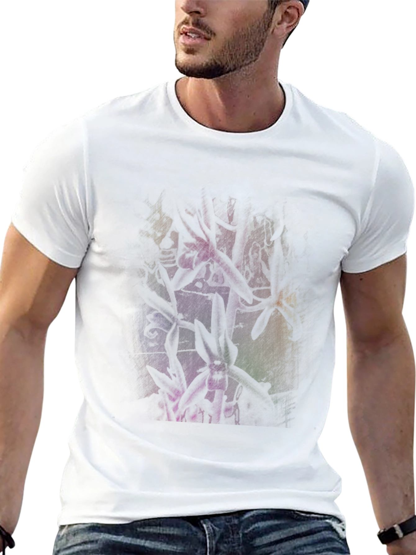 Abstract Art Black T-Shirt