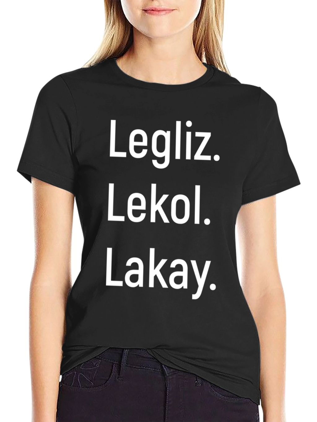 Legliz. Lekol. Lakay. Graphic T-Shirt