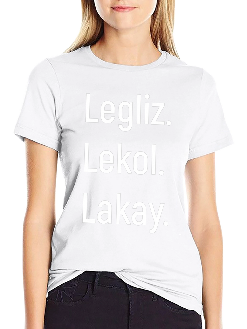 Legliz. Lekol. Lakay. Graphic T-Shirt