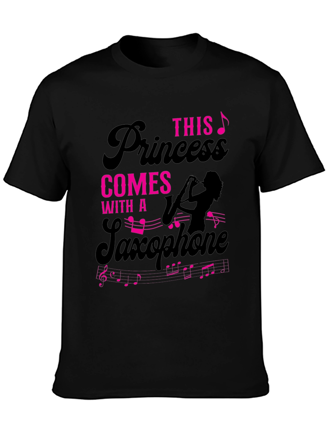 Princess Saxophone T-Shirt - Musician Tee