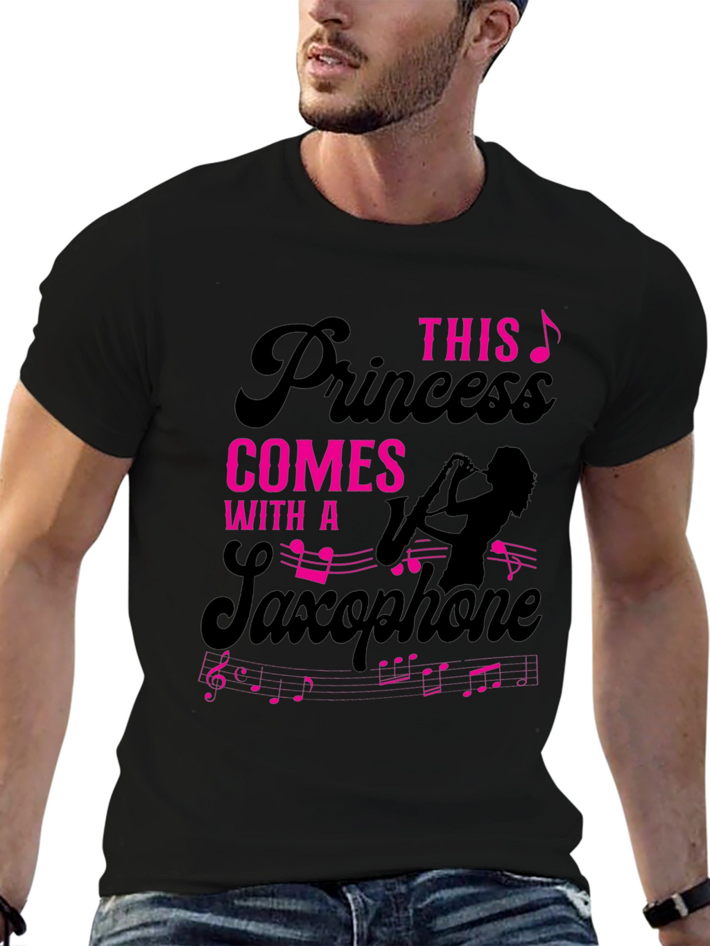 Princess Saxophone T-Shirt - Musician Tee
