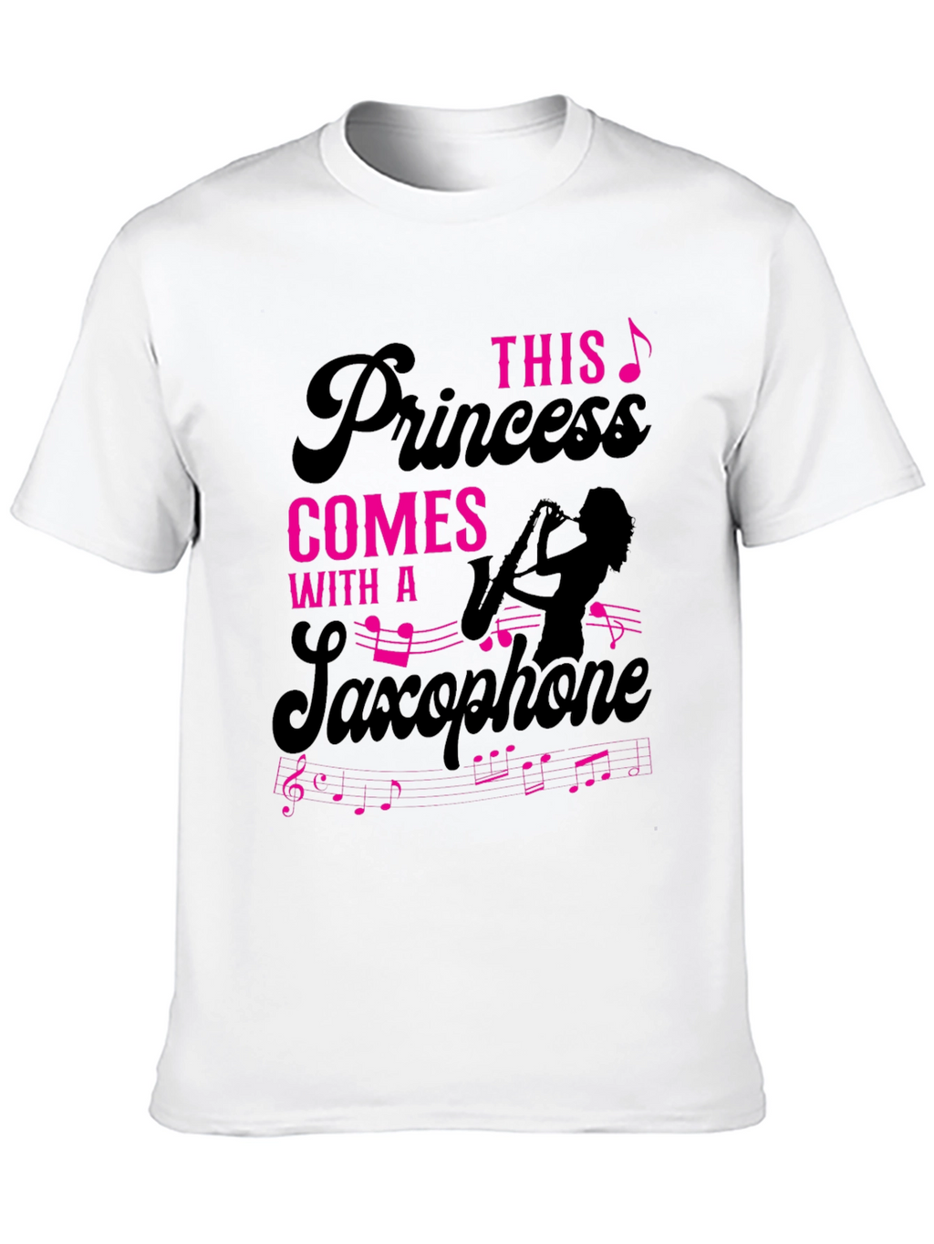 Princess Saxophone T-Shirt - Musician Tee
