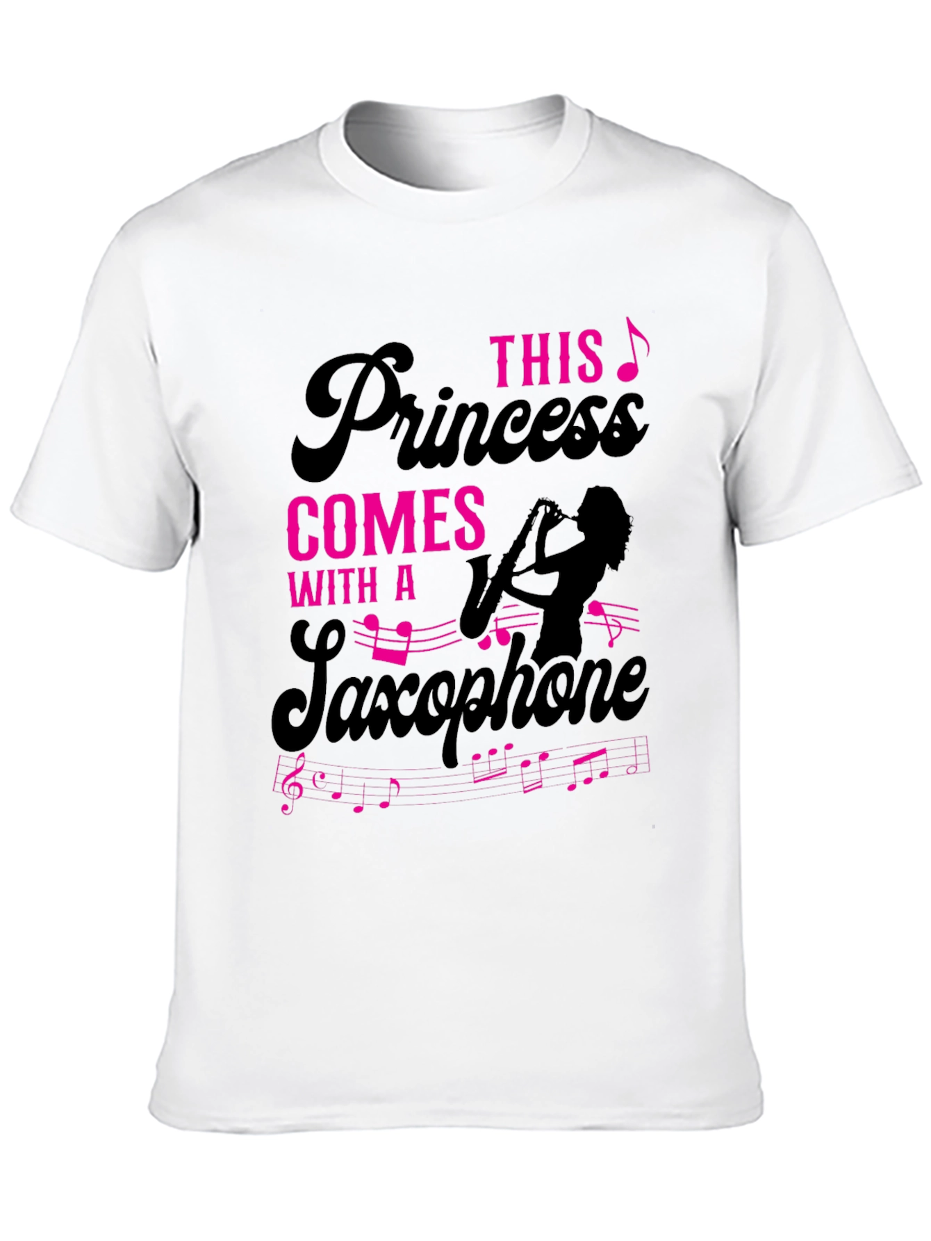Princess Saxophone T-Shirt - Musician Tee