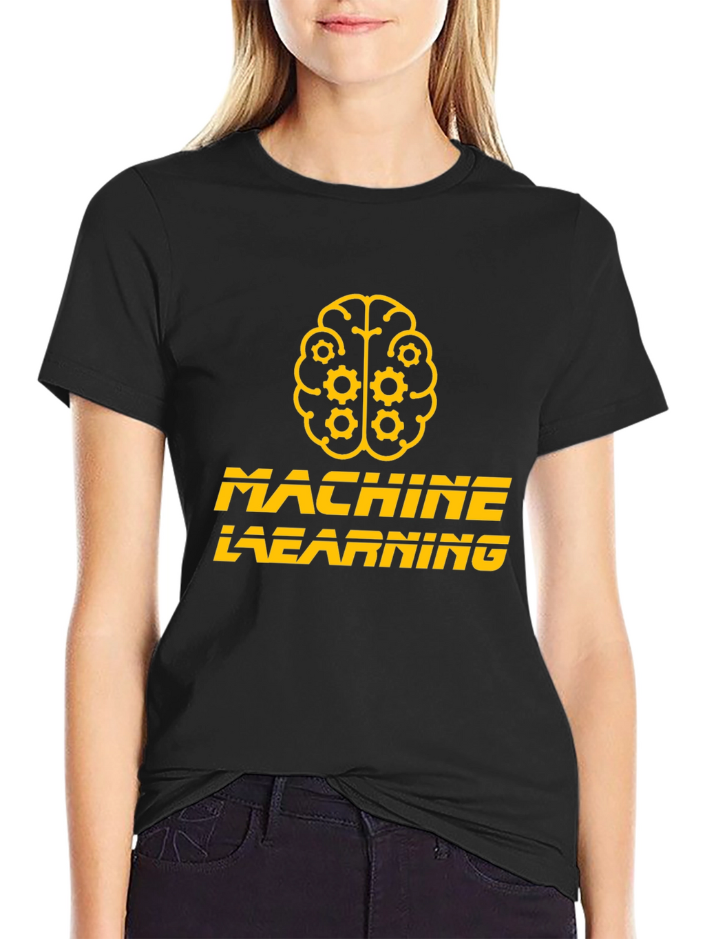 Machine Learning Brain T-Shirt - Black