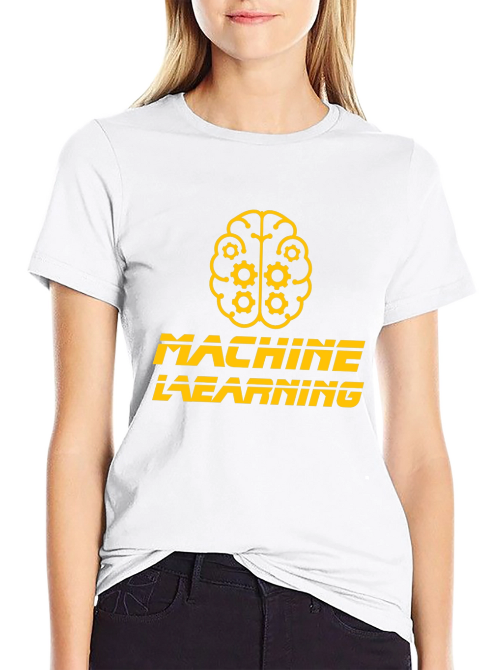 Machine Learning Brain T-Shirt - Black