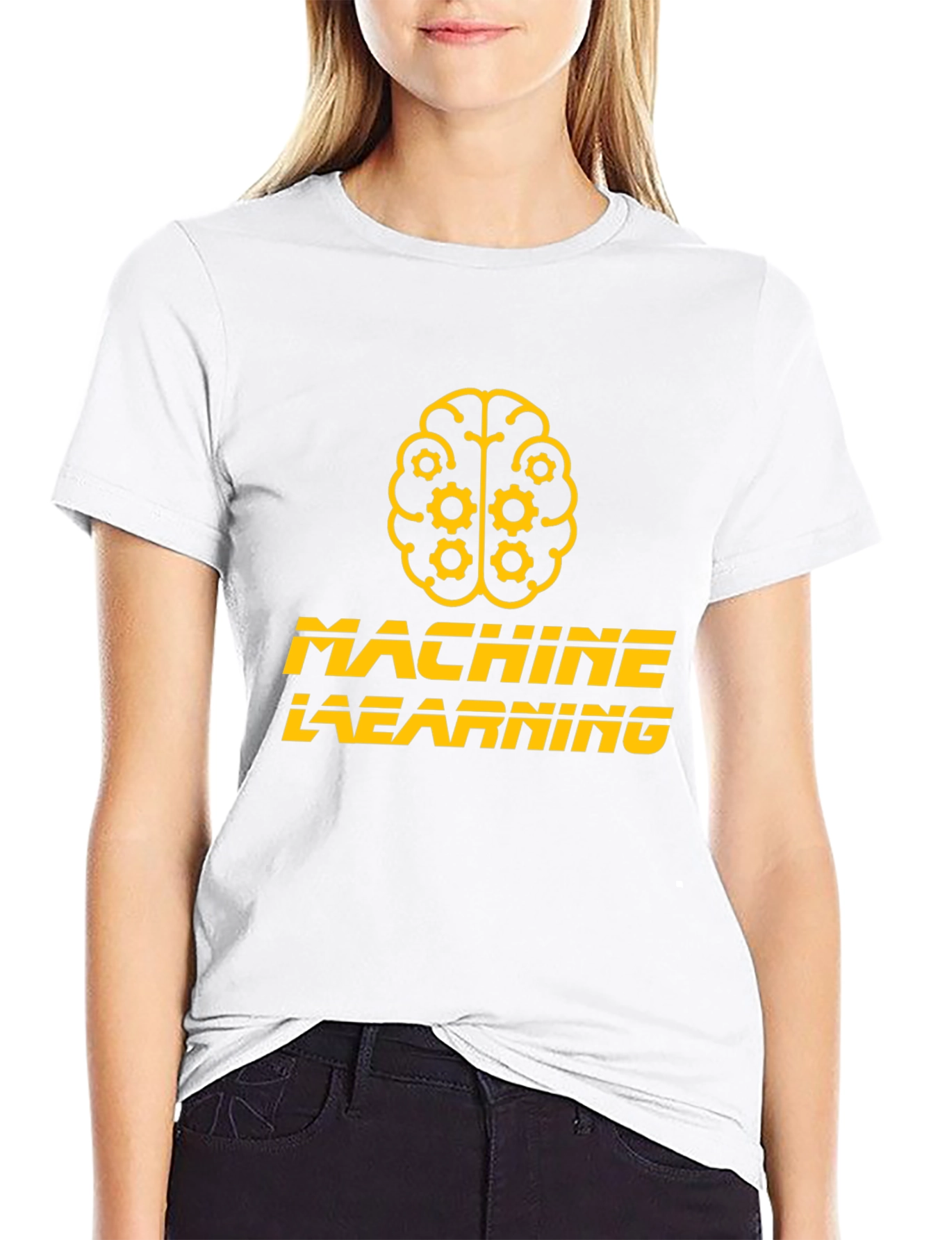 Machine Learning Brain T-Shirt - Black