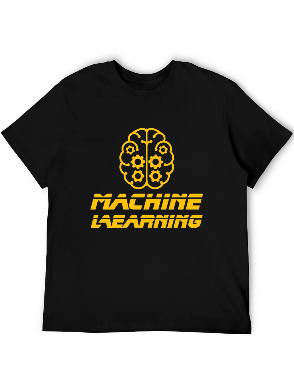 Machine Learning Brain T-Shirt - Black