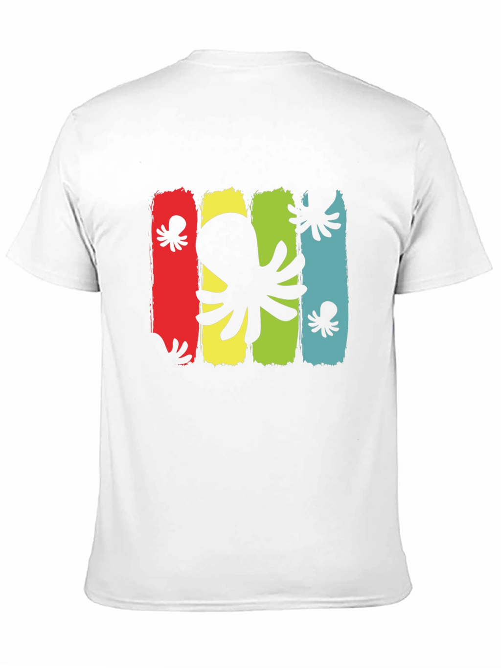 Octopus Graphic Mens Black T-Shirt