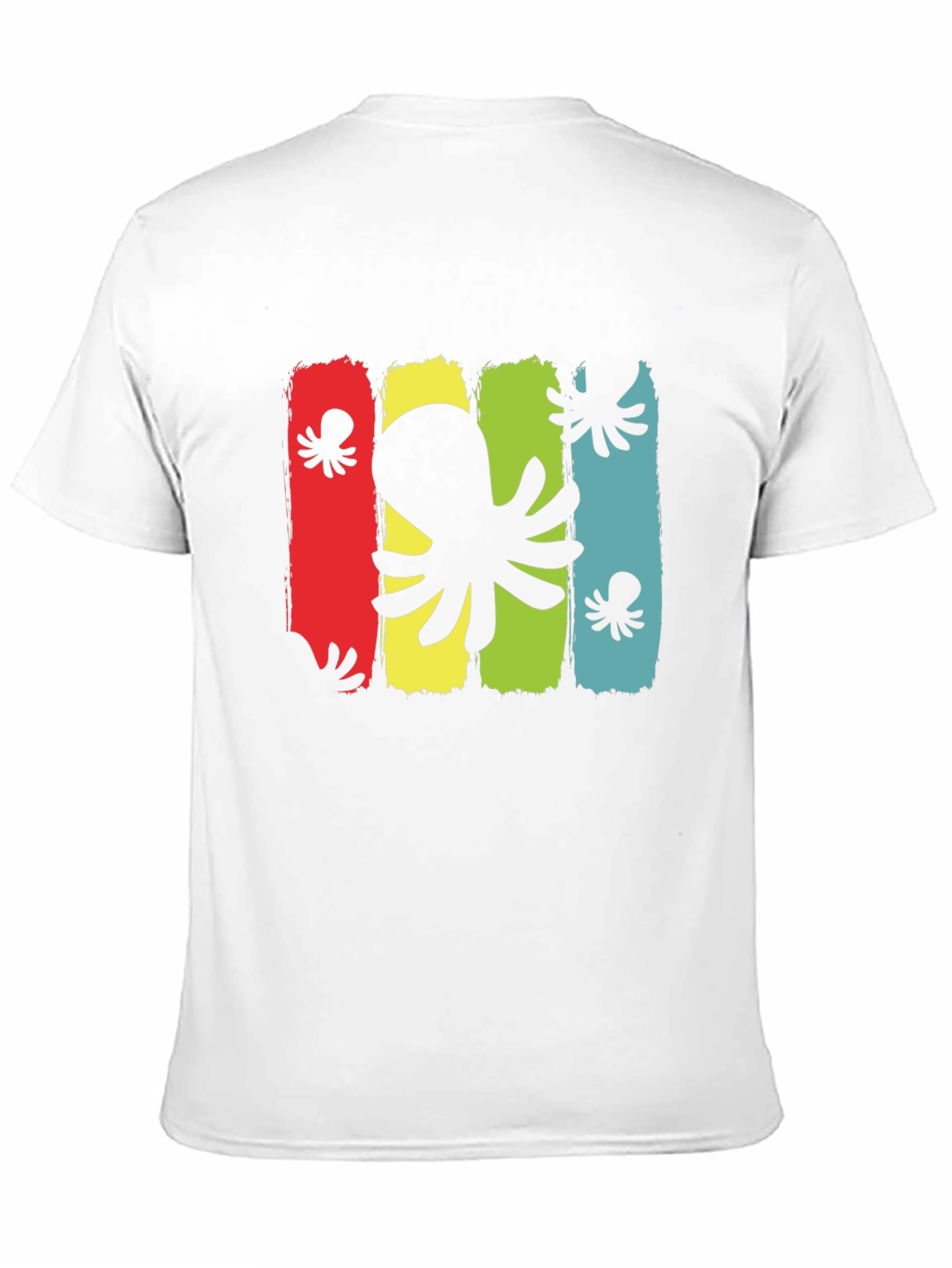 Octopus Graphic Mens Black T-Shirt
