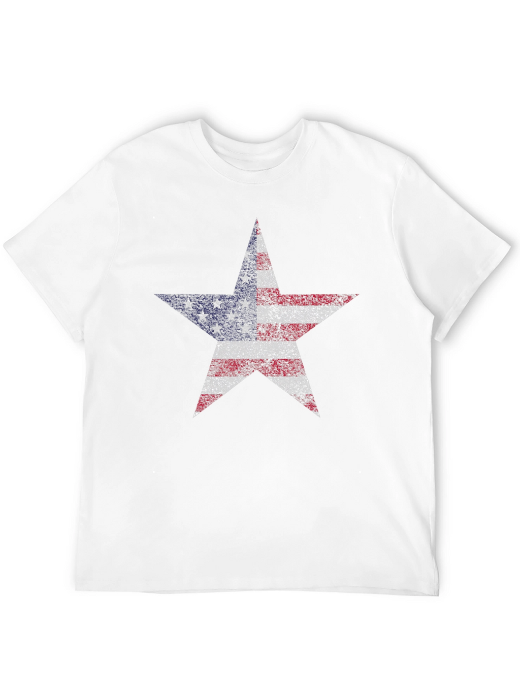 American Flag Star Graphic T-Shirt