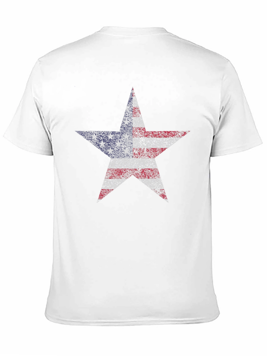 American Flag Star Graphic T-Shirt