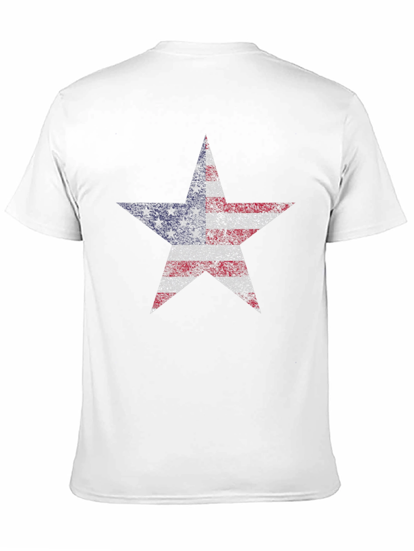 American Flag Star Graphic T-Shirt