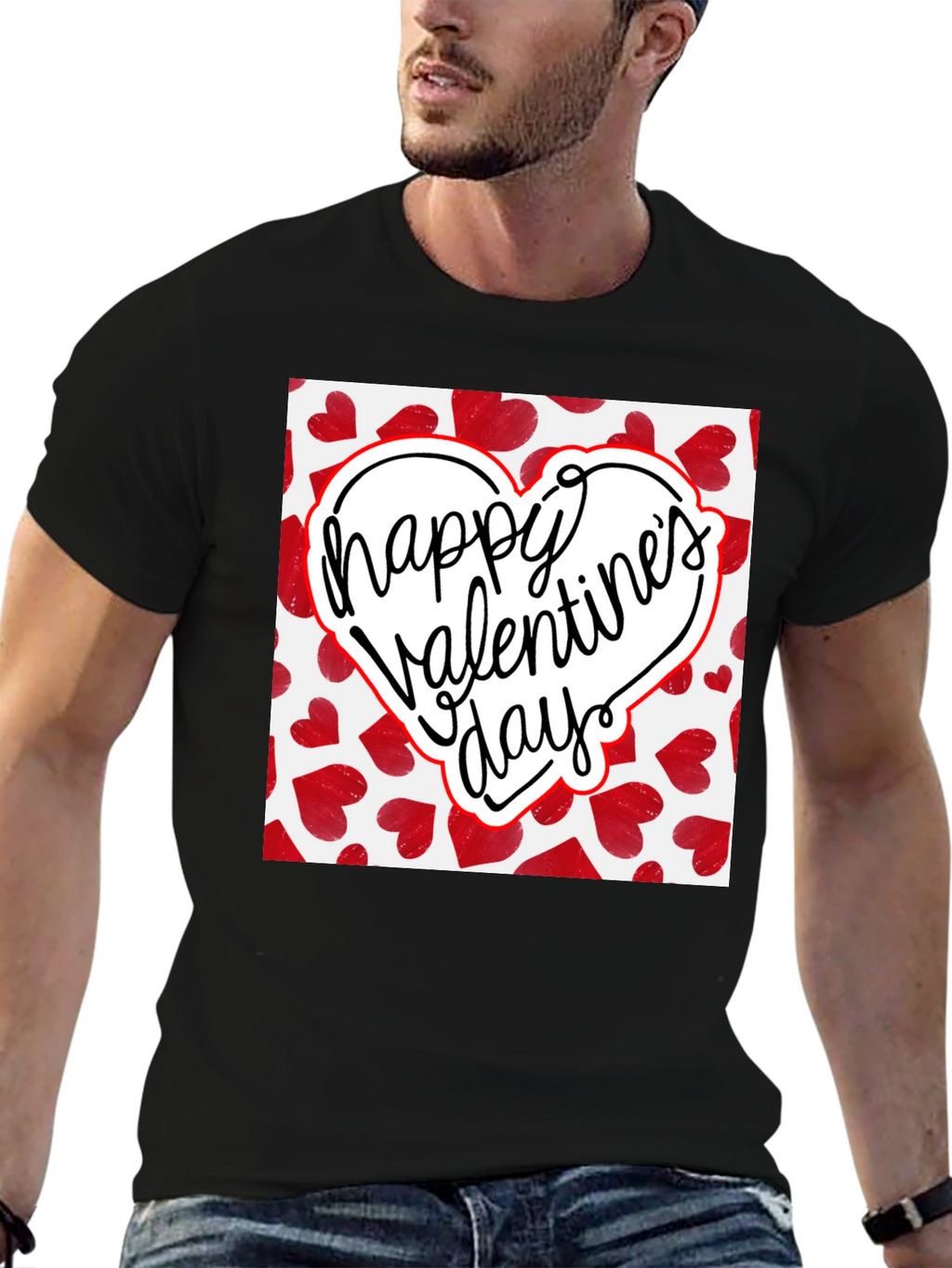 Happy Valentines Day Graphic T-Shirt