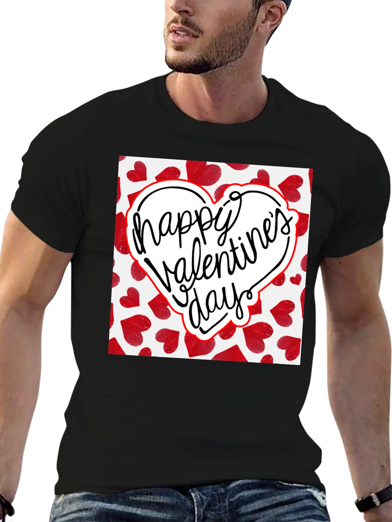 Happy Valentines Day Graphic T-Shirt