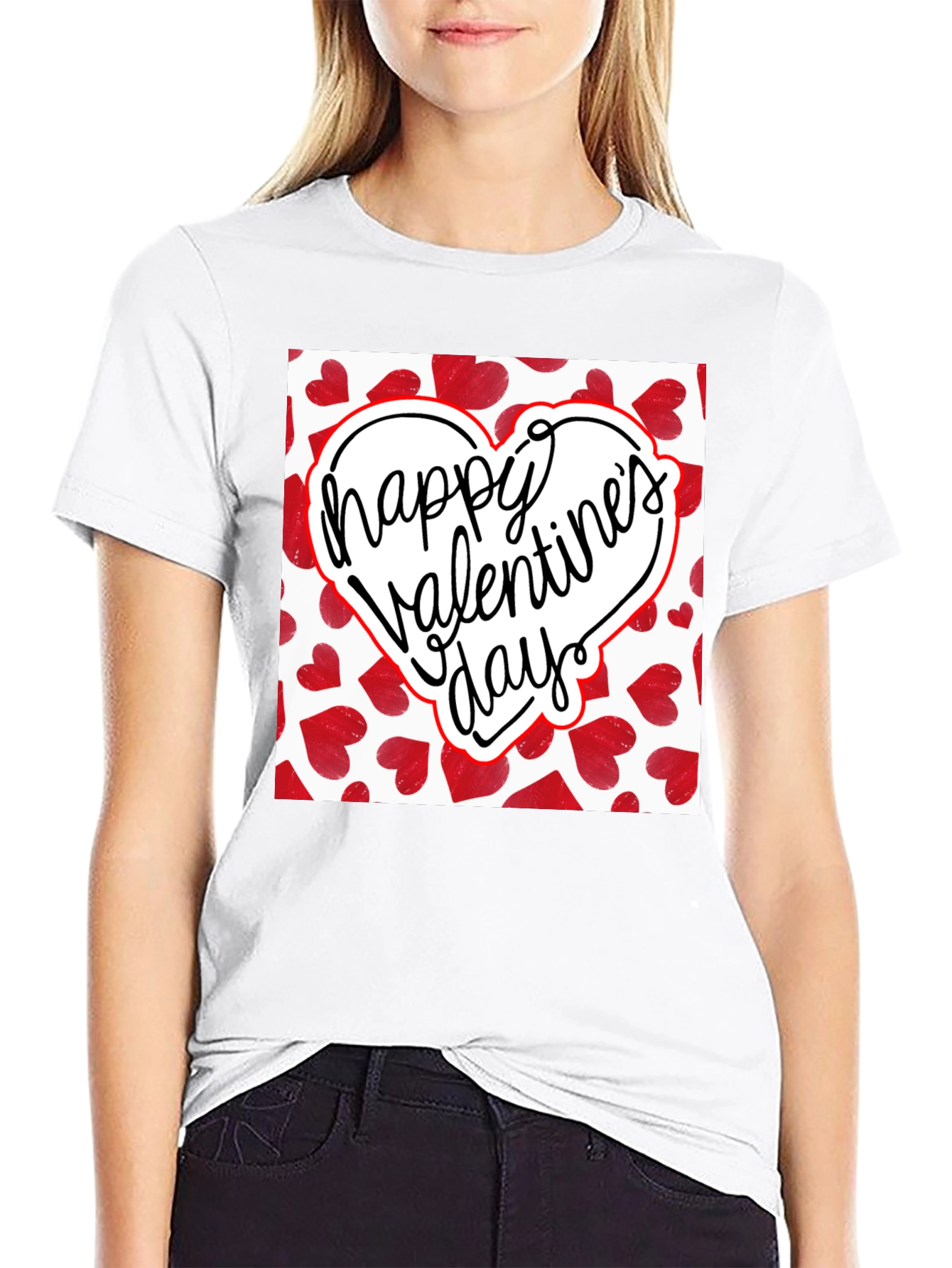 Happy Valentines Day Graphic T-Shirt