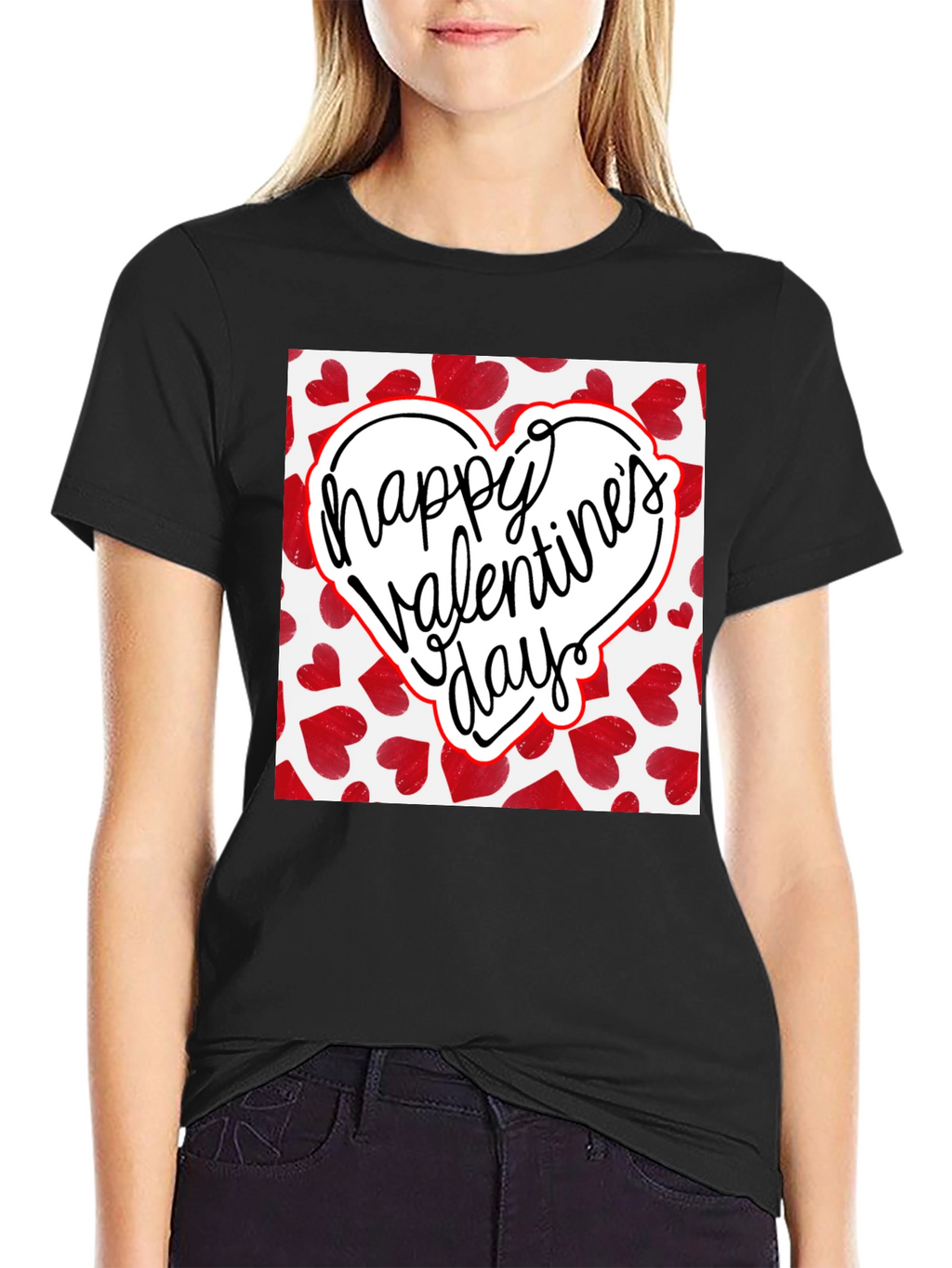 Happy Valentines Day Graphic T-Shirt
