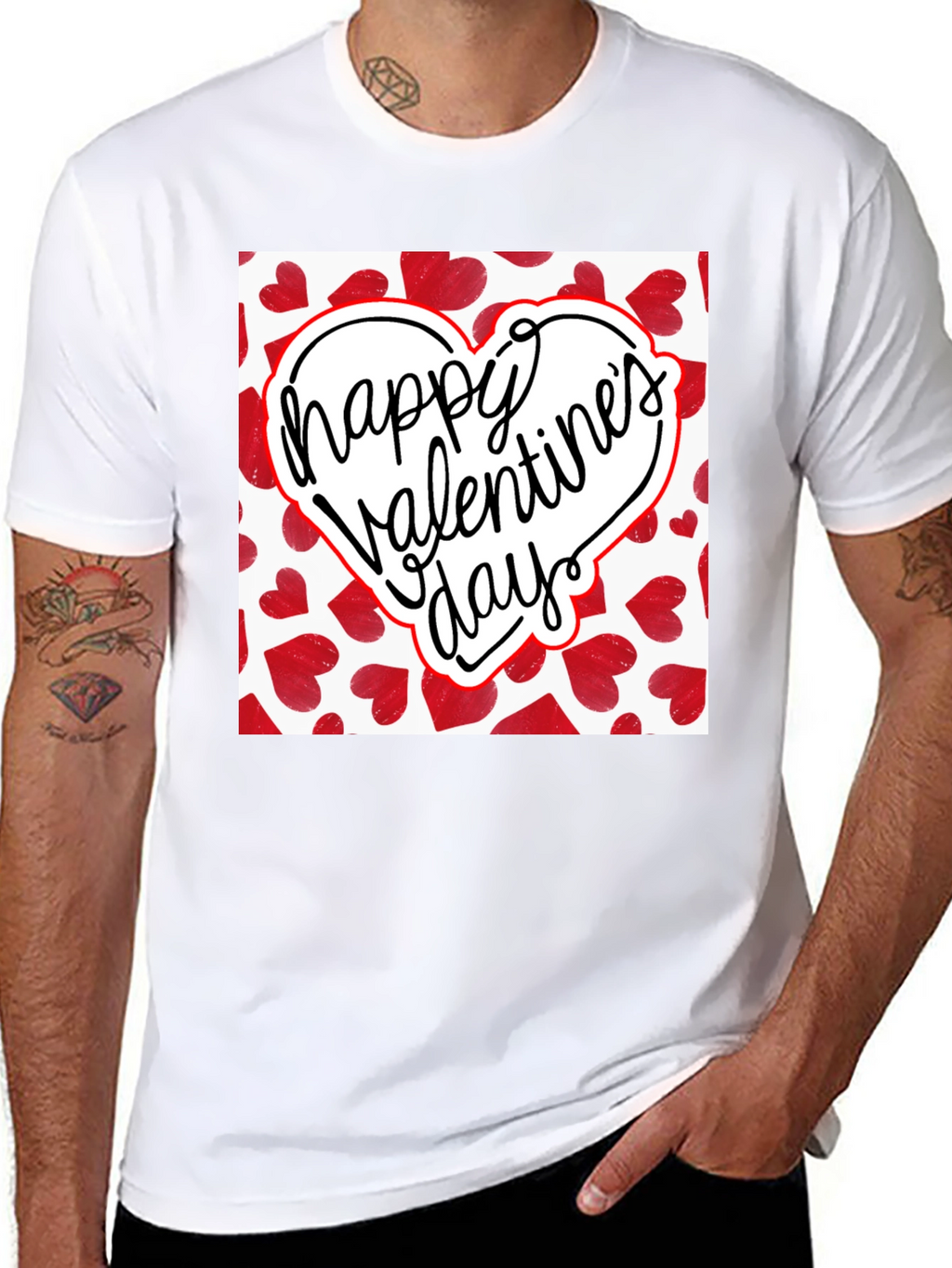 Happy Valentines Day Graphic T-Shirt