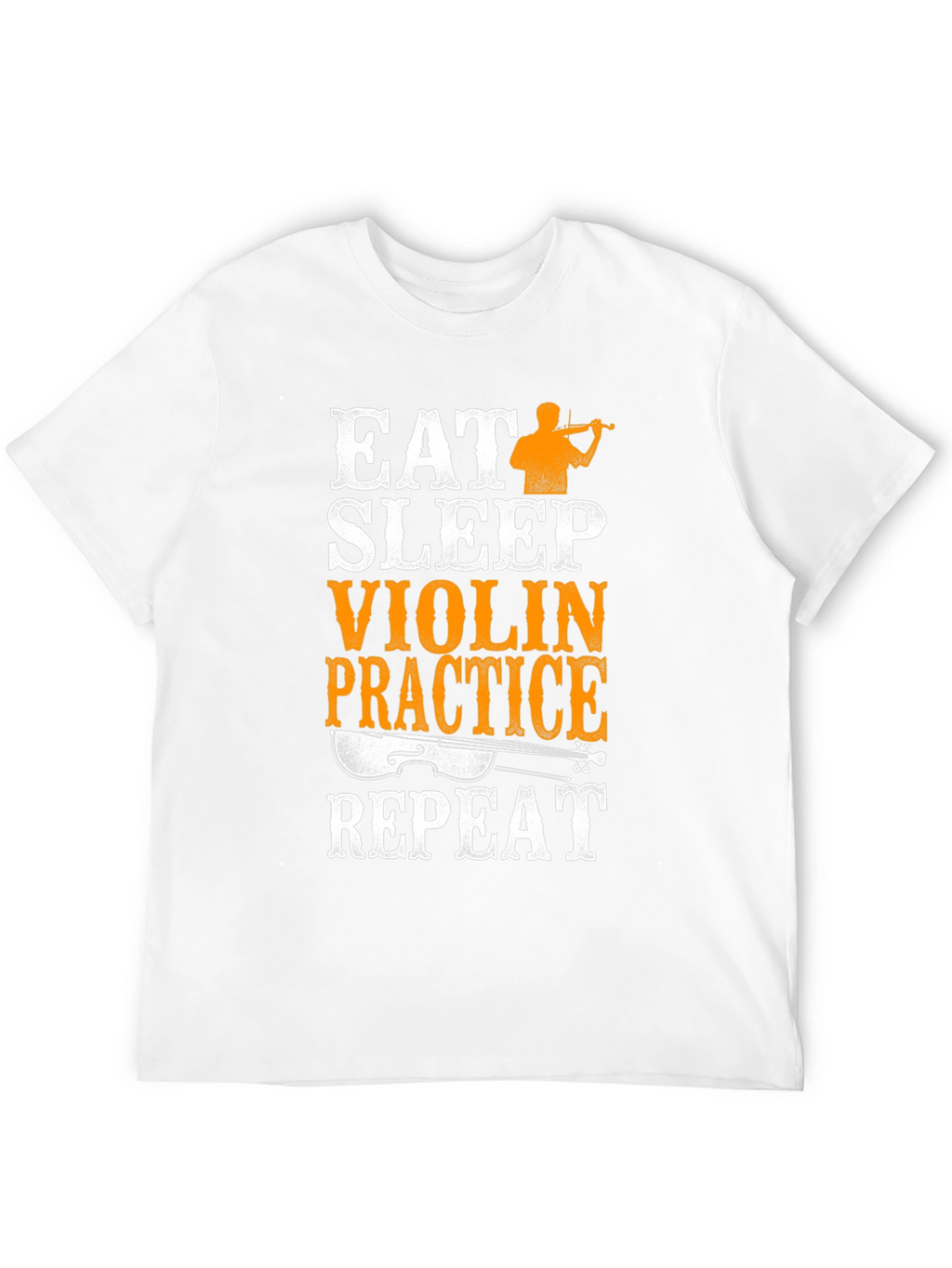 Eat Sleep Violin Practice Repeat Black T-Shirt