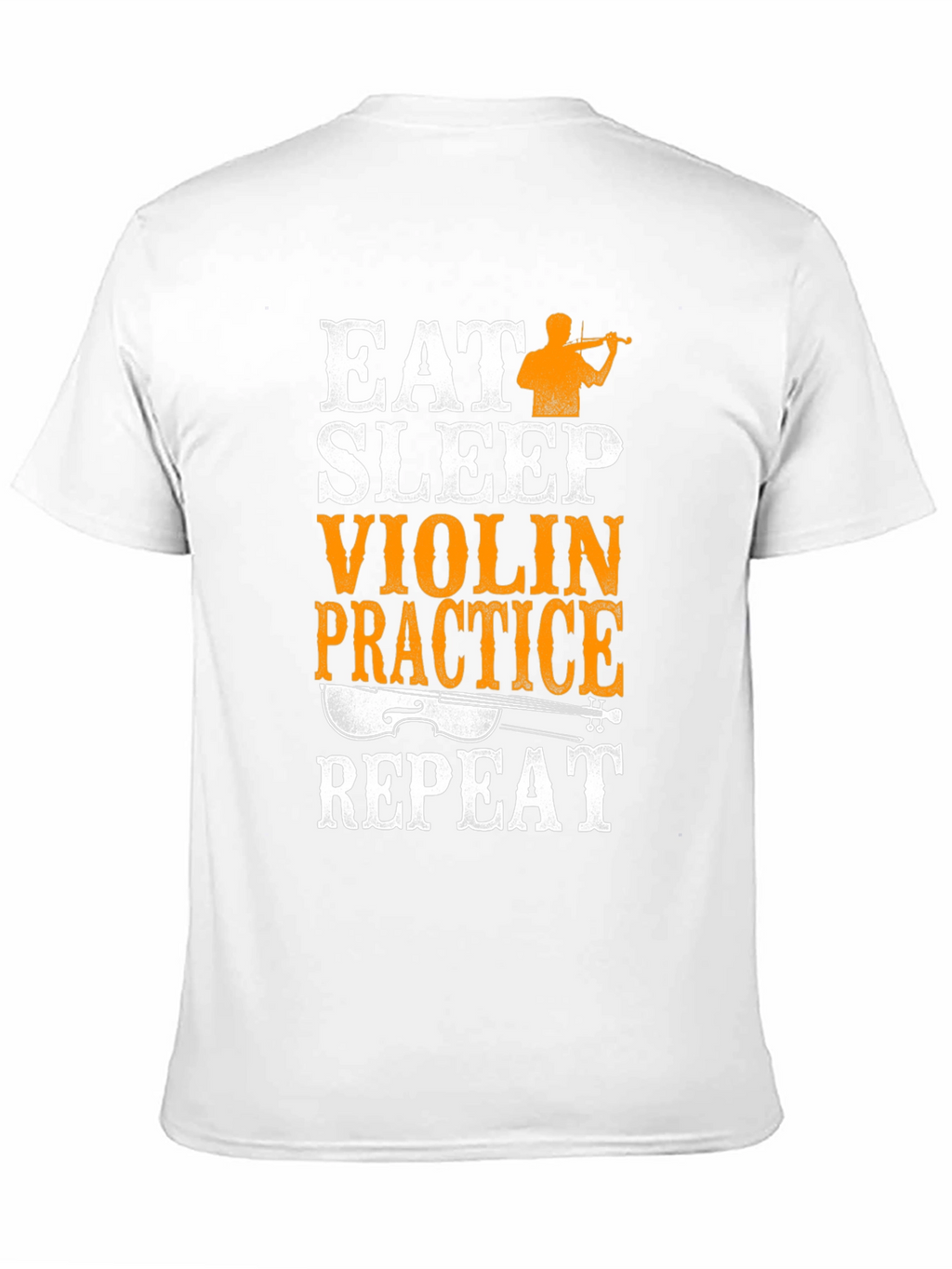 Eat Sleep Violin Practice Repeat Black T-Shirt
