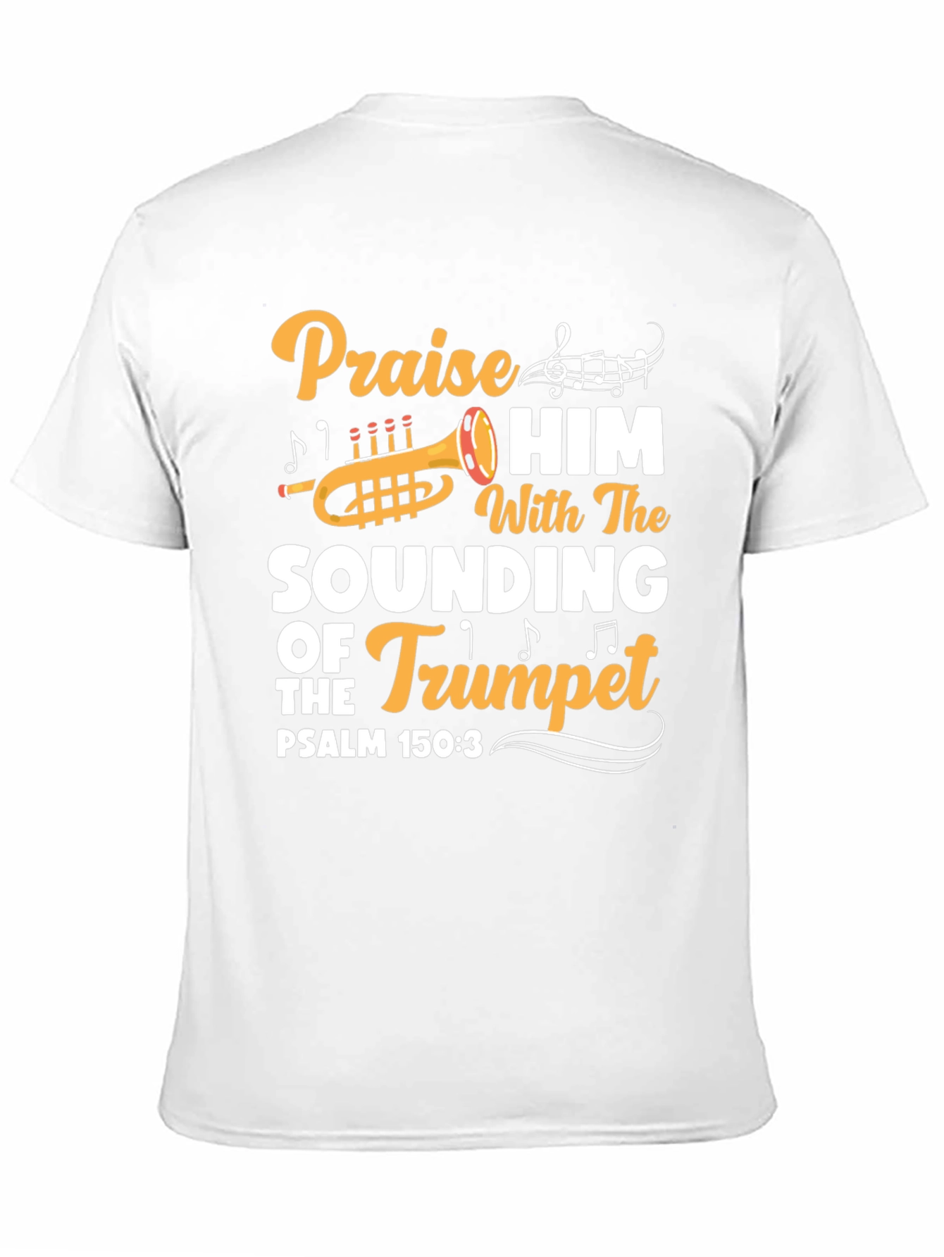 Praise Him Trumpet Graphic Tee