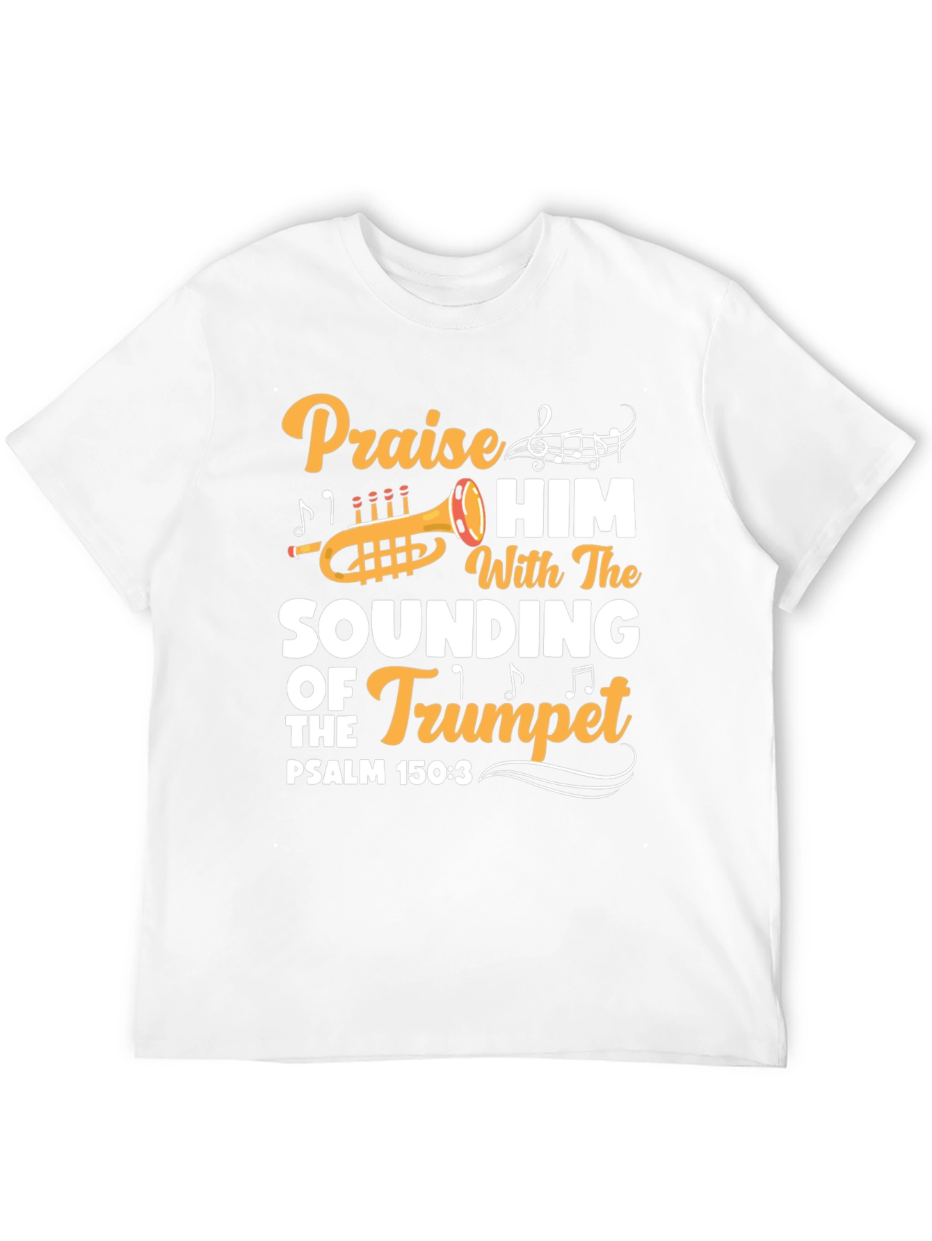 Praise Him Trumpet Graphic Tee