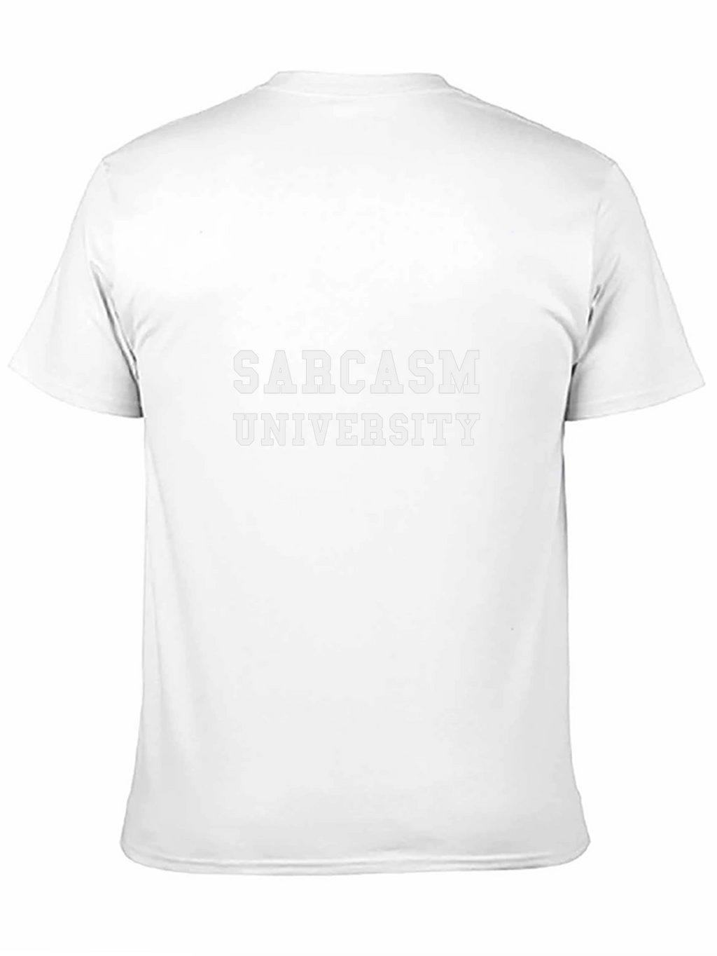 Sarcasm University Black Graphic T-Shirt