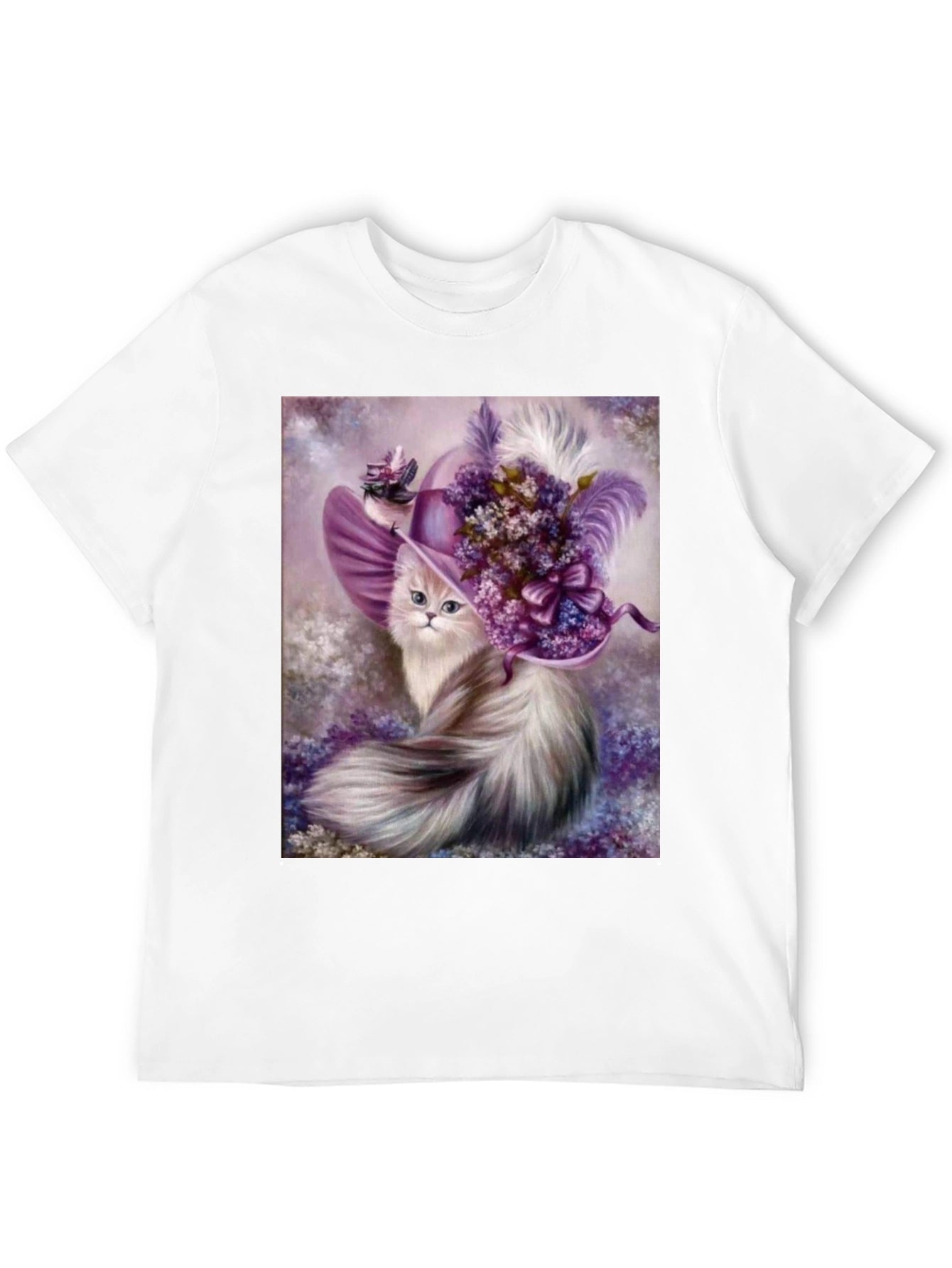 Cat in Hat Graphic T-Shirt