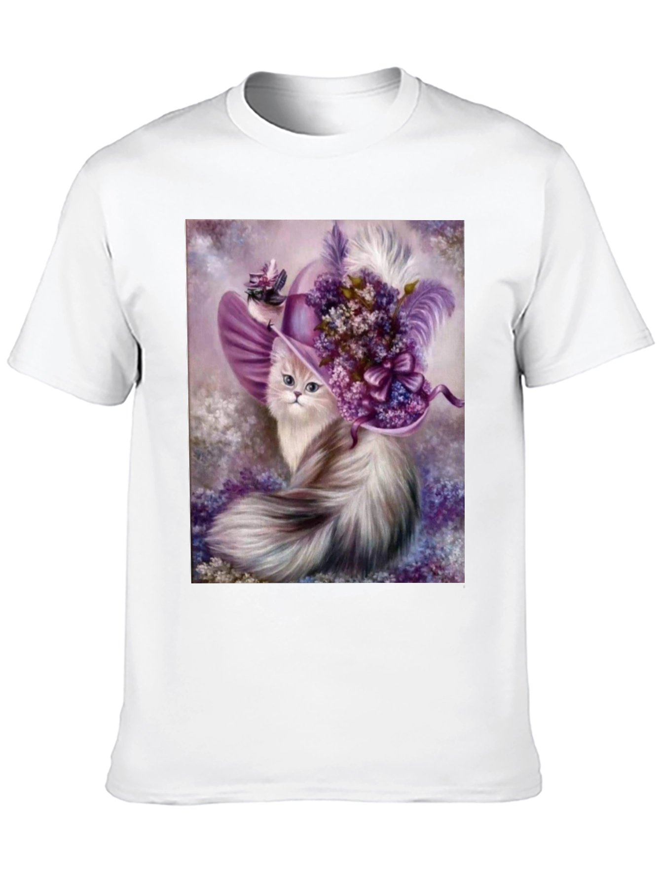 Cat in Hat Graphic T-Shirt