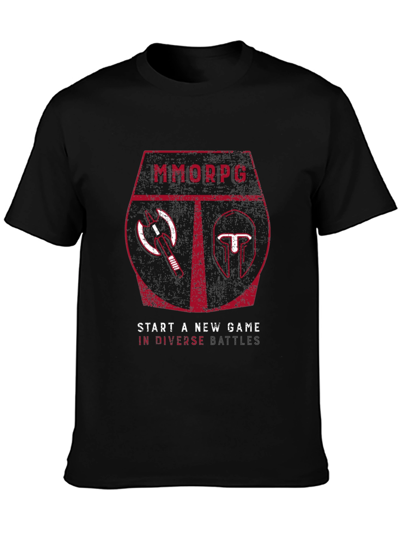 MMORPG Battle Tee - Start a New Game!