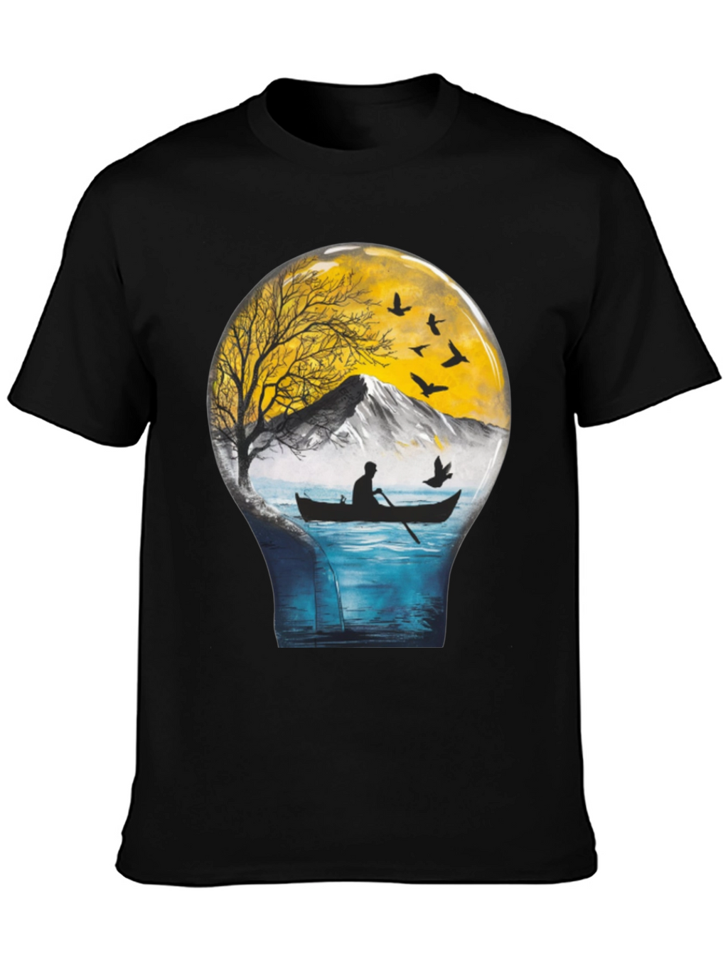 Natures Light T-Shirt - Mountain Lake Scene