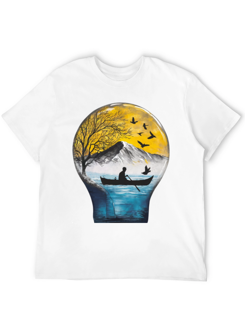 Natures Light T-Shirt - Mountain Lake Scene