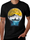Natures Light T-Shirt - Mountain Lake Scene