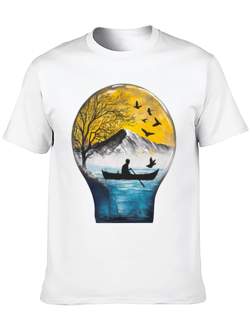 Natures Light T-Shirt - Mountain Lake Scene