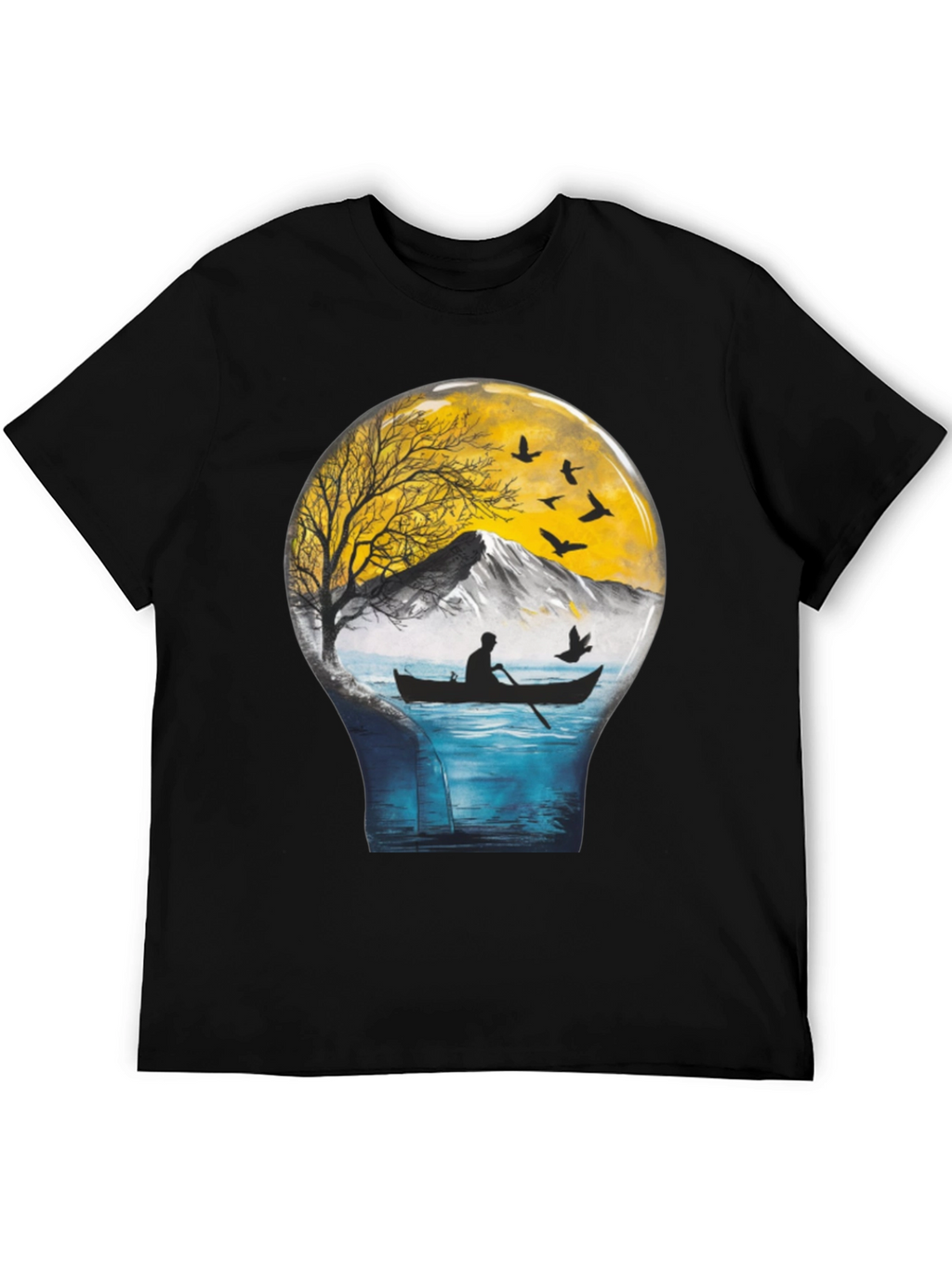 Natures Light T-Shirt - Mountain Lake Scene
