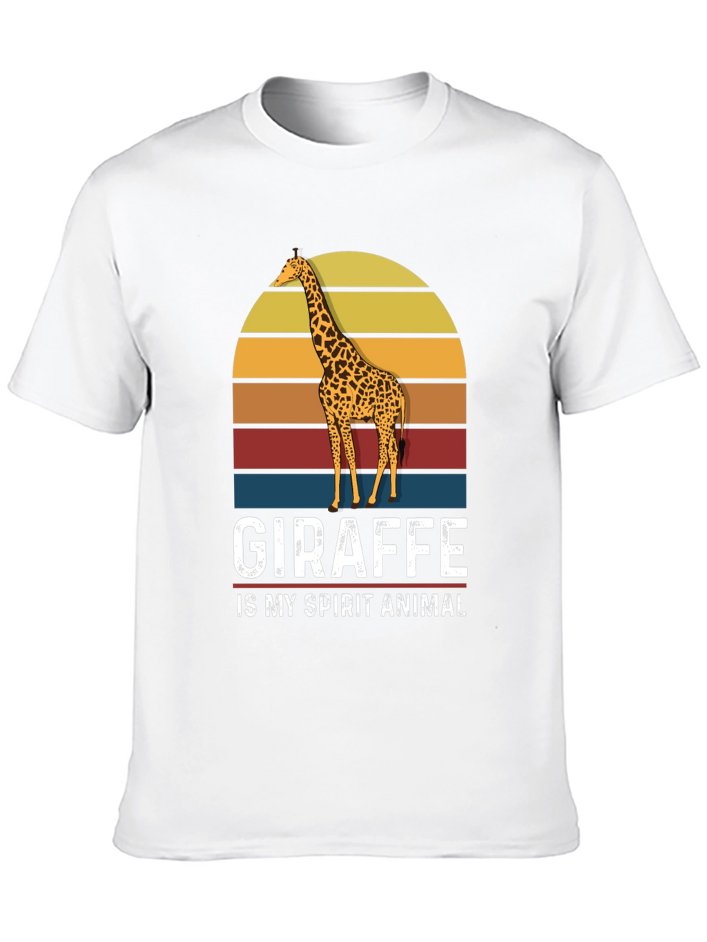 Giraffe Spirit Animal Graphic T-Shirt