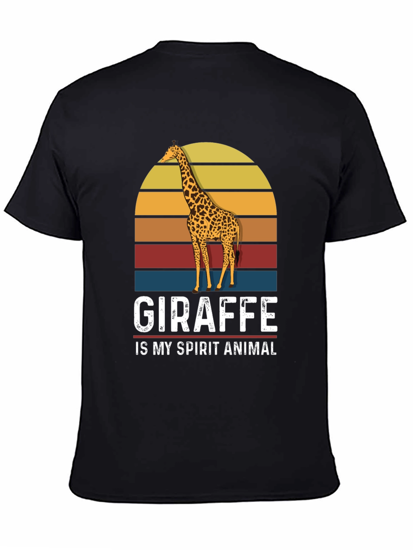 Giraffe Spirit Animal Graphic T-Shirt