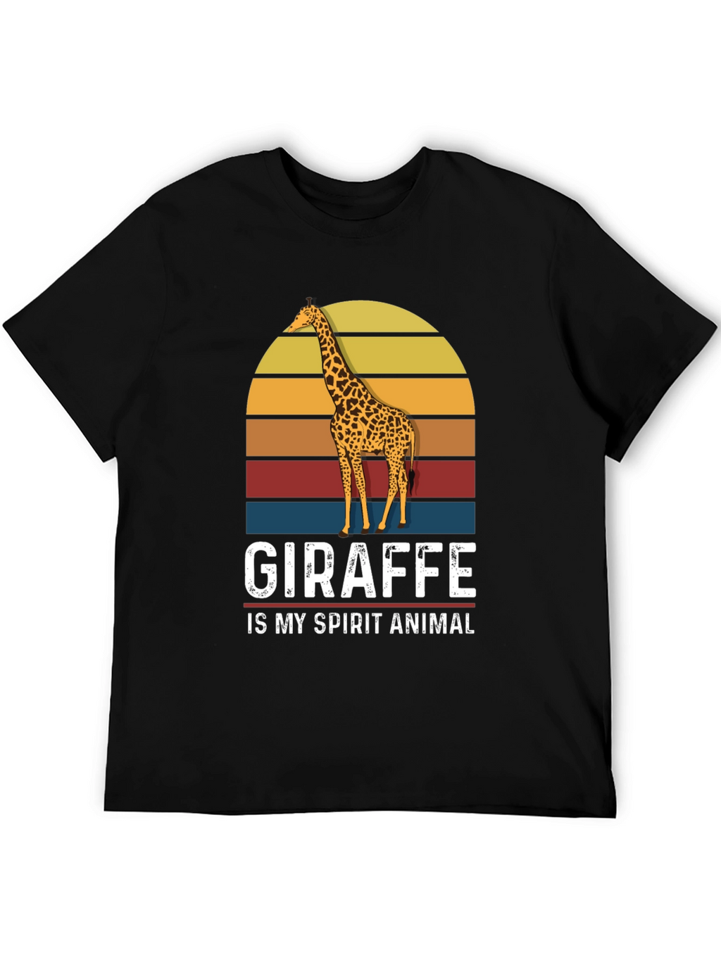 Giraffe Spirit Animal Graphic T-Shirt