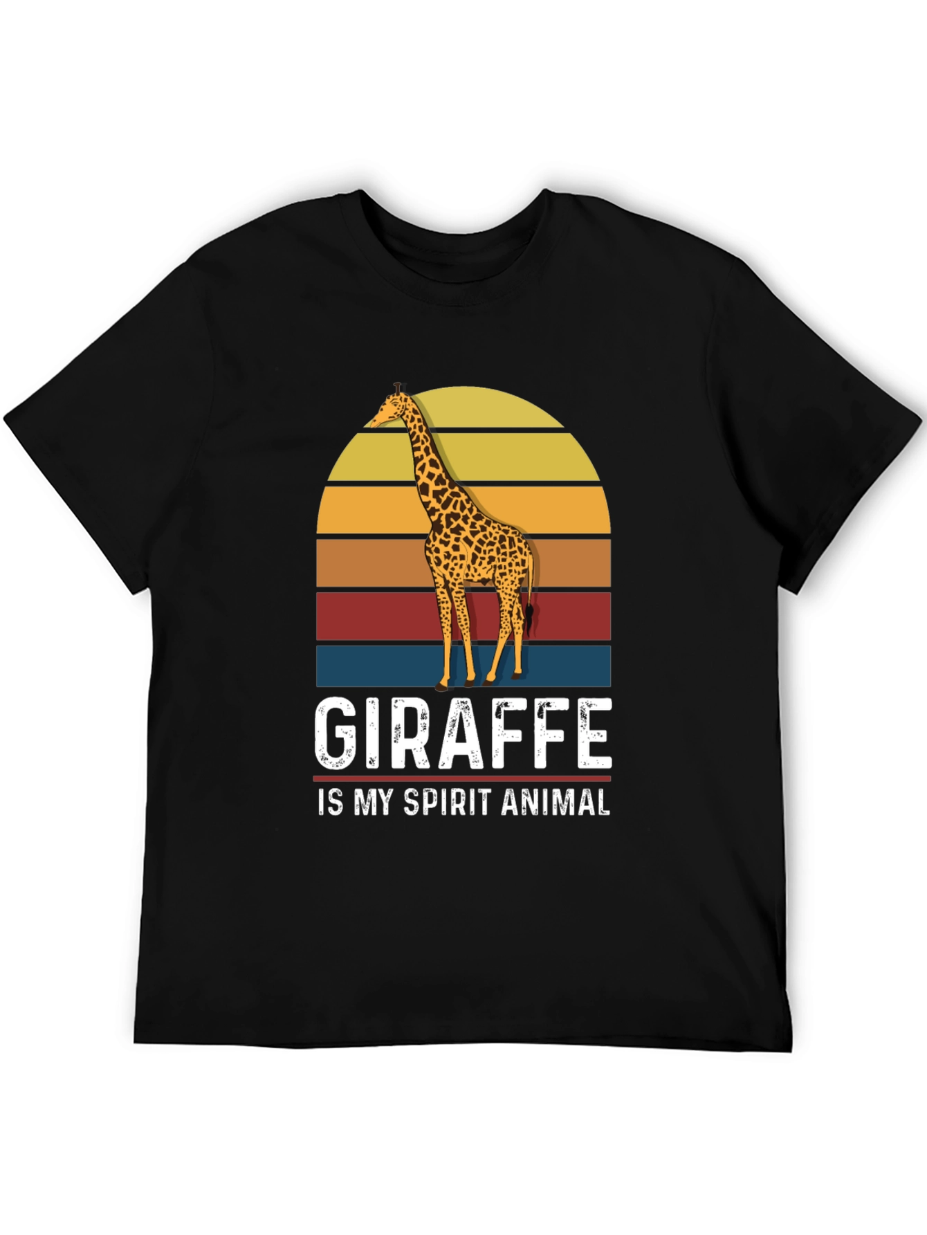Giraffe Spirit Animal Graphic T-Shirt