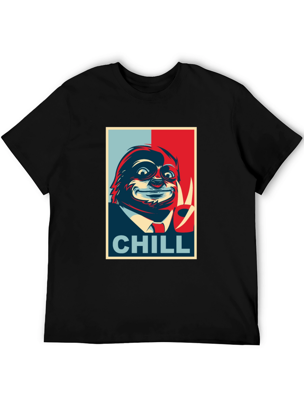 Chill Sloth Graphic Tee - Relaxed Vibe