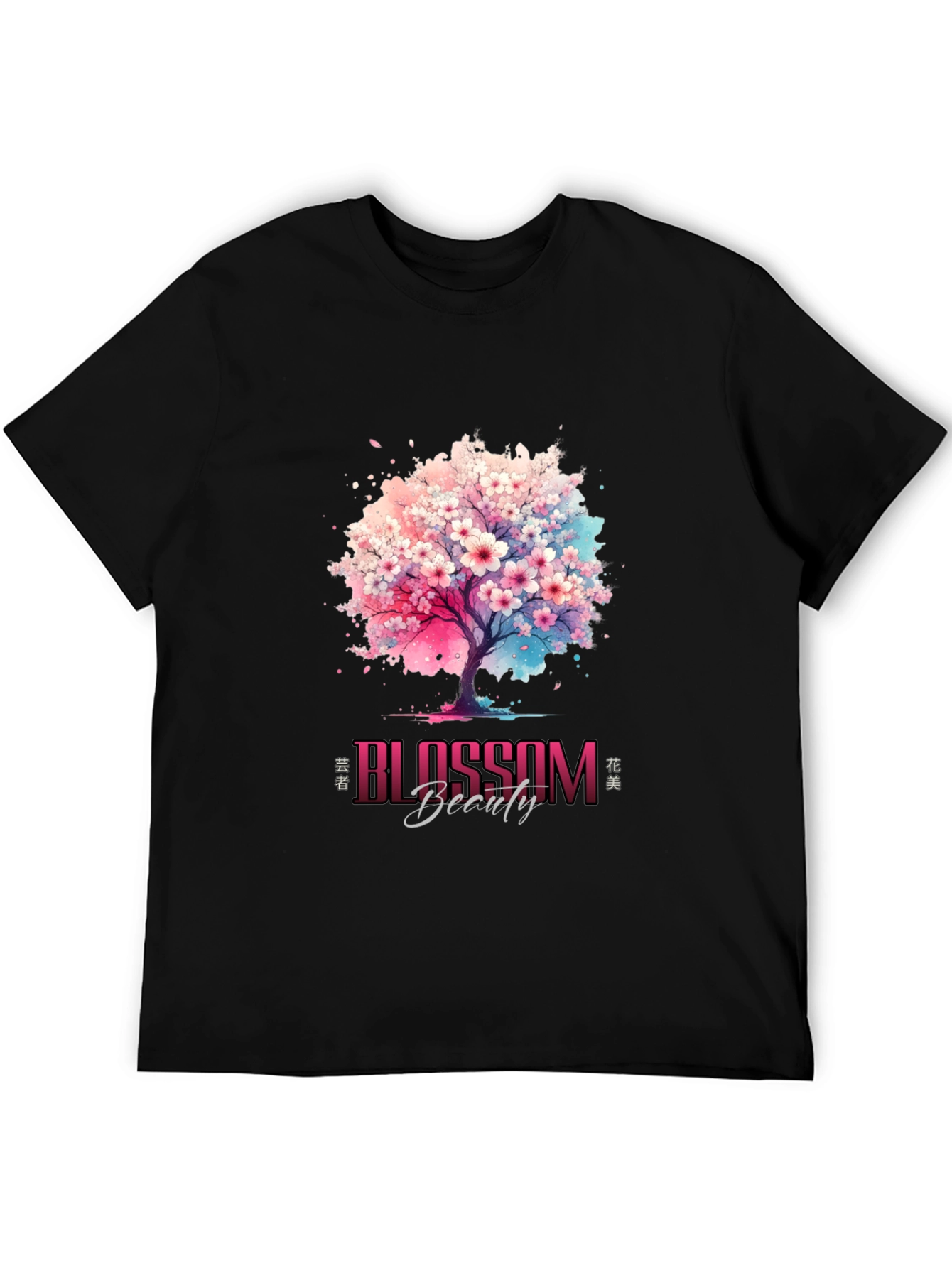Blossom Beauty Graphic Tee - Artistic Design