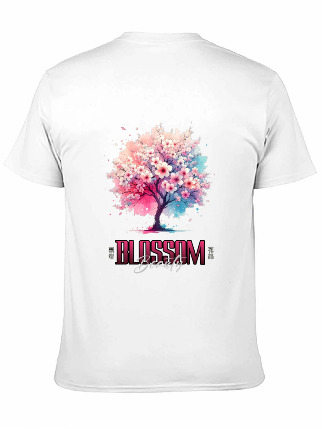 Blossom Beauty Graphic Tee - Artistic Design