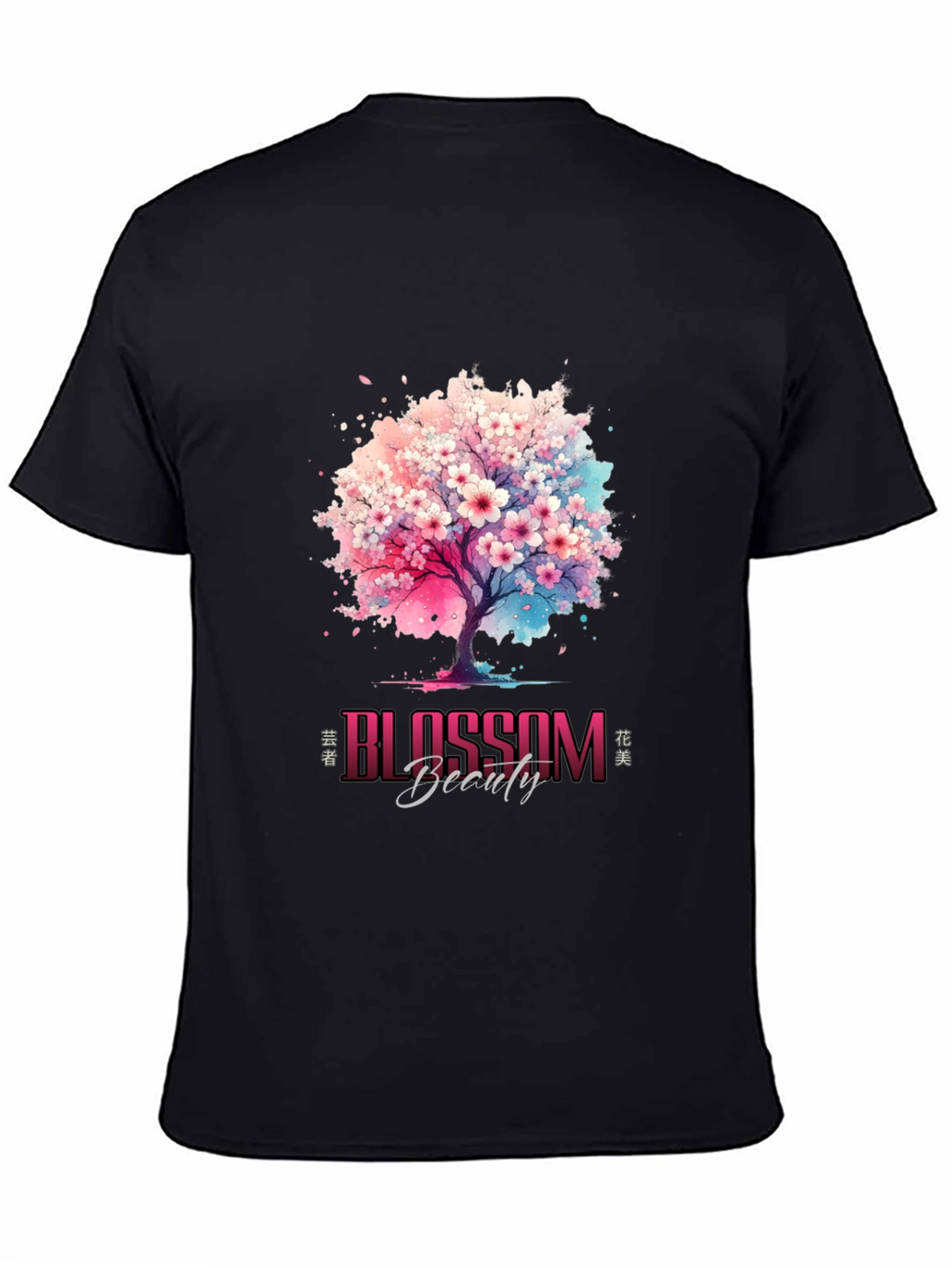 Blossom Beauty Graphic Tee - Artistic Design