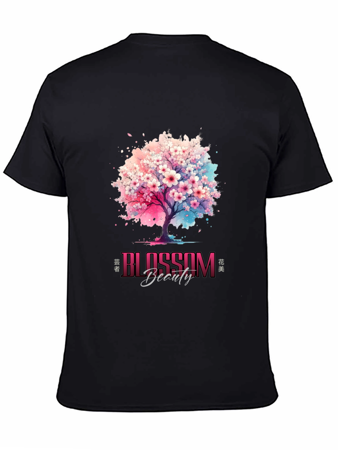 Blossom Beauty Graphic Tee - Artistic Design