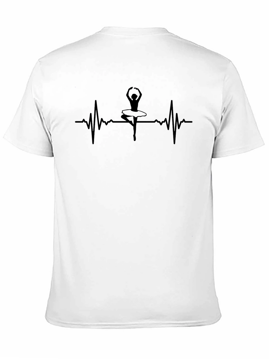 Ballerina Heartbeat T-Shirt - Dance Lover Tee
