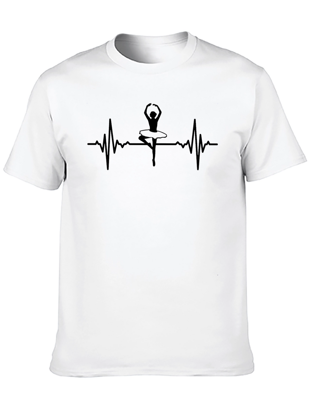 Ballerina Heartbeat T-Shirt - Dance Lover Tee