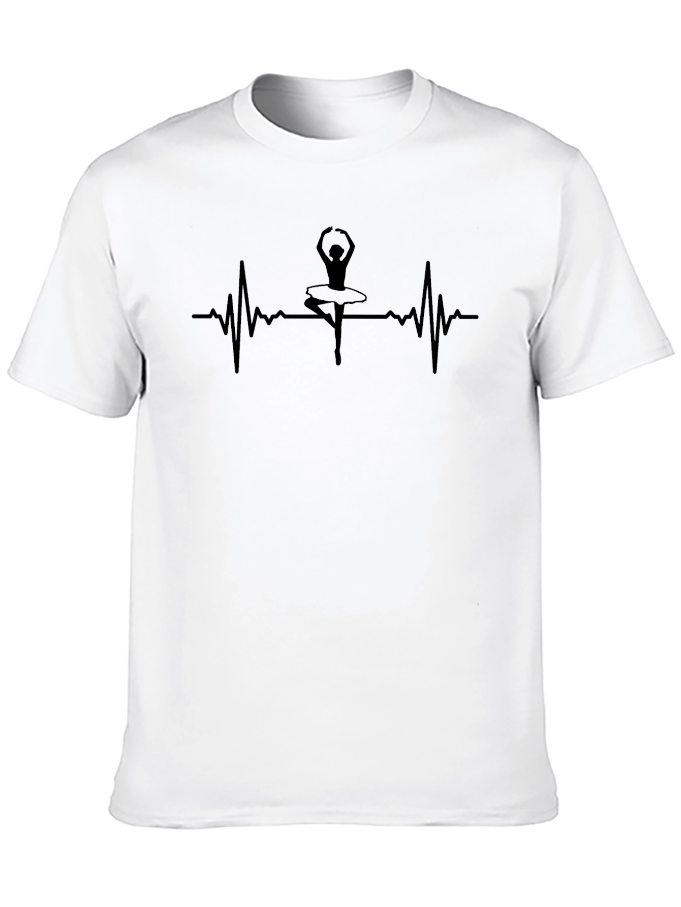 Ballerina Heartbeat T-Shirt - Dance Lover Tee